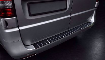 Afbeeldingen van Carbon Rvs bumperbescherming Mercedes Vito W447 2014-2019 | 2020+
